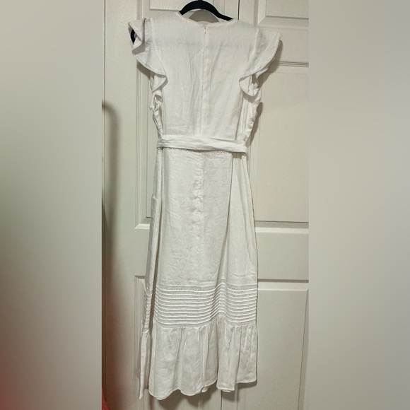 REFORMATION White Linen Dress - Picture 3 of 4
